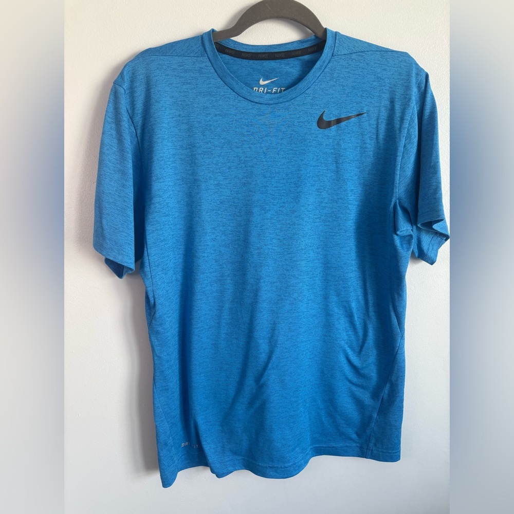 Nike Blue Dri-Fit Athletic T-Shirt - Medium